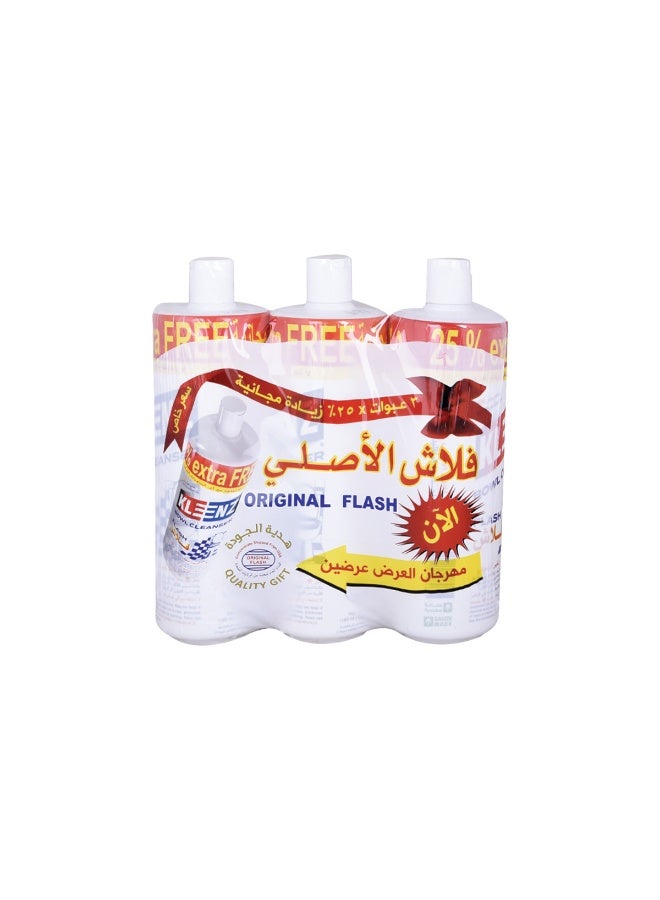 Flash Toilet Cleaner, Pack Of 3, 946ml